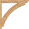 Ekena Millwork Thorton Slat Smooth Outlooker, Western Red Cedar, 5 1/2"W x 36"D x 36"H OUT06X36X36THR06SWR - alternate 3